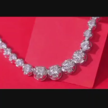 S925 Silver Moissanite "In The Name Of Light" Pendant Necklace